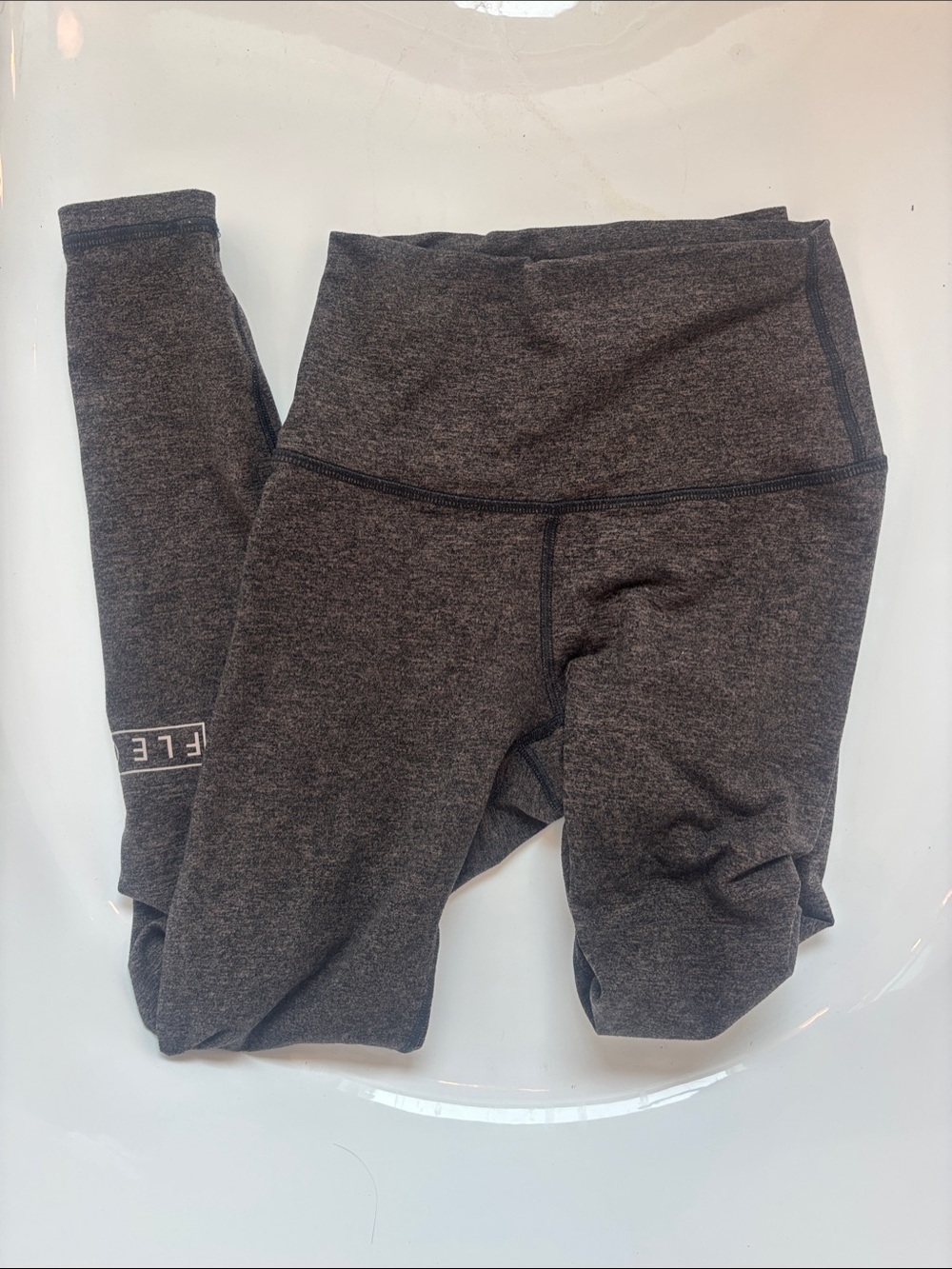 Fleo Kids High-Waist Leggings - brown